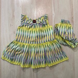 Tea Collection dress and bloomers set pristine condition